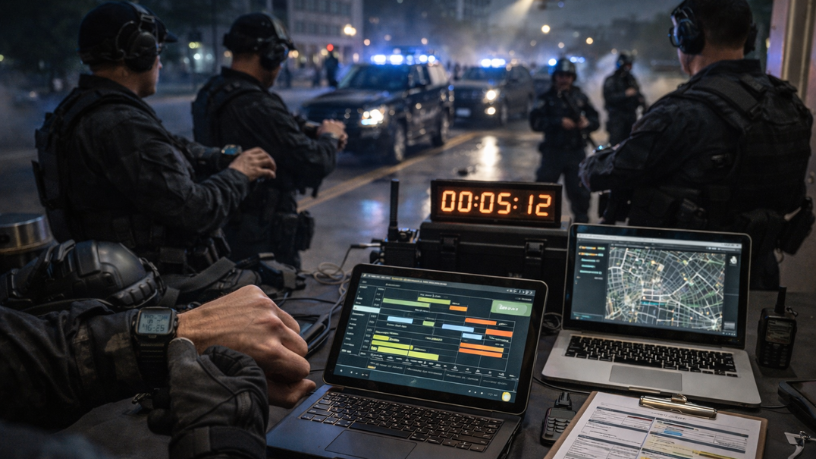 Ernesto Kenji Igarashi aborda a gestão de tempo em missões sensíveis de segurança.